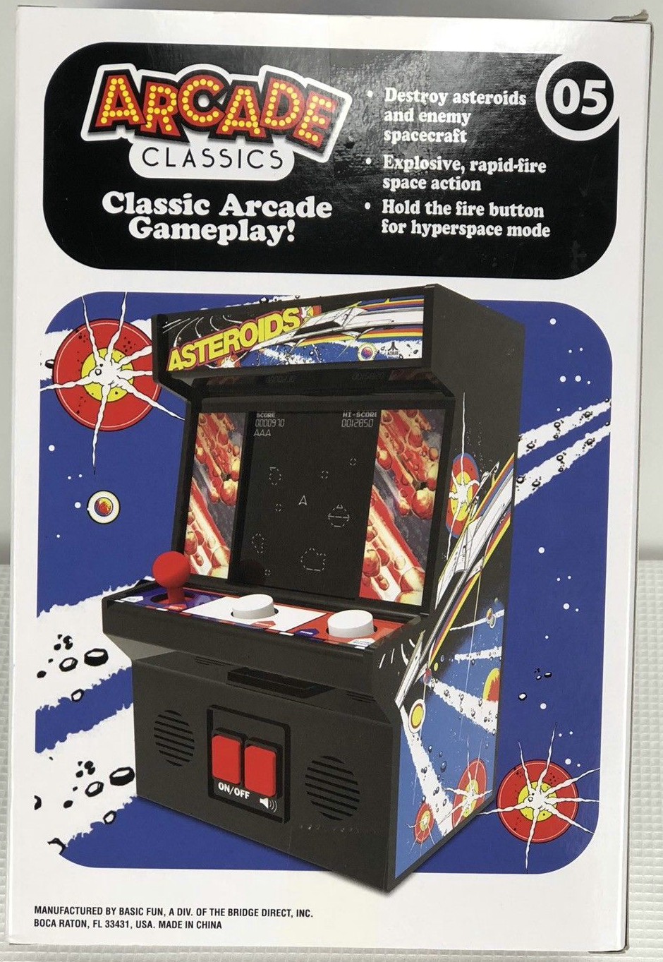 Asteroids Arcade Classics # 05 Handheld Mini Arcade 